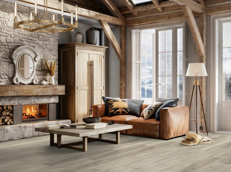 Gerflor Dekor Authentic Blond - Wohnzimmer mit Holz Optik Gerflor Dekor Authentic Blond - Wohnzimmer mit Holz Optik