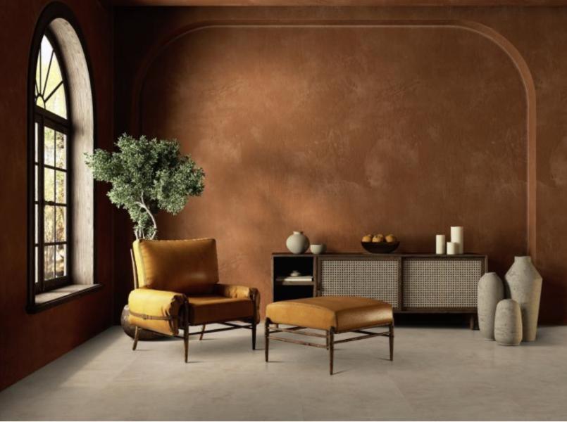 gerflor_trend_terra_luna_wohnzimmer_gelber_sessel gerflor_trend_terra_luna_wohnzimmer_gelber_sessel