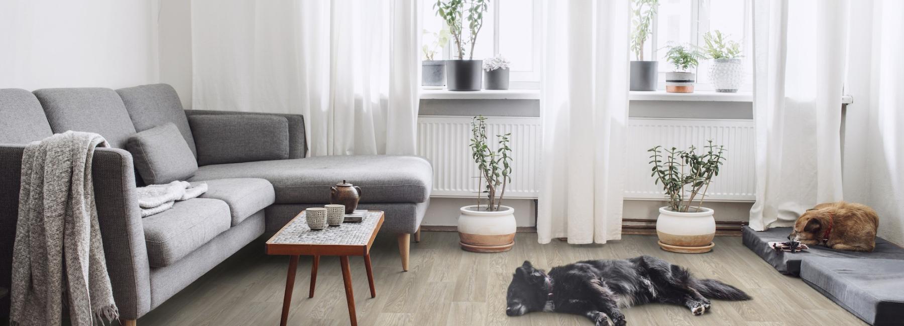 Gerflor Dekor Castle Blond Wohnzimmer