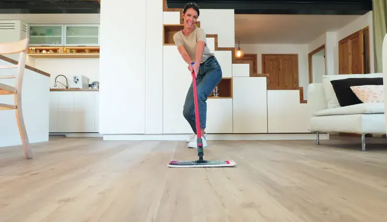 Gerflor Tipps und Tricks - Nassbereiche Wischmob