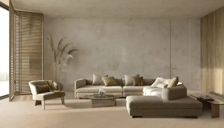 Blomma Beige HB Livingroom